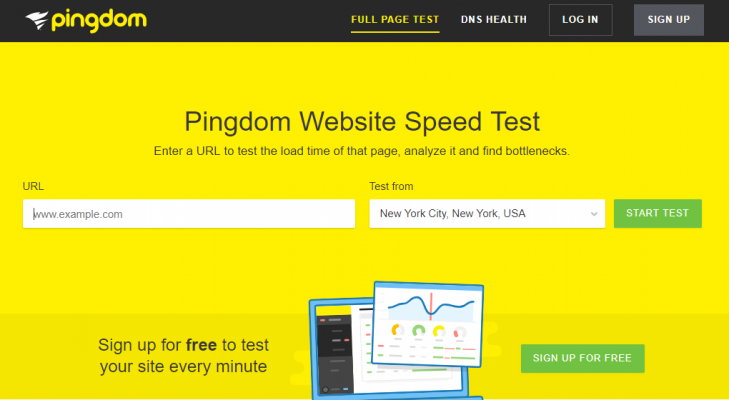 Pingdom_Diagnostic Tools_Interactive Content Examples